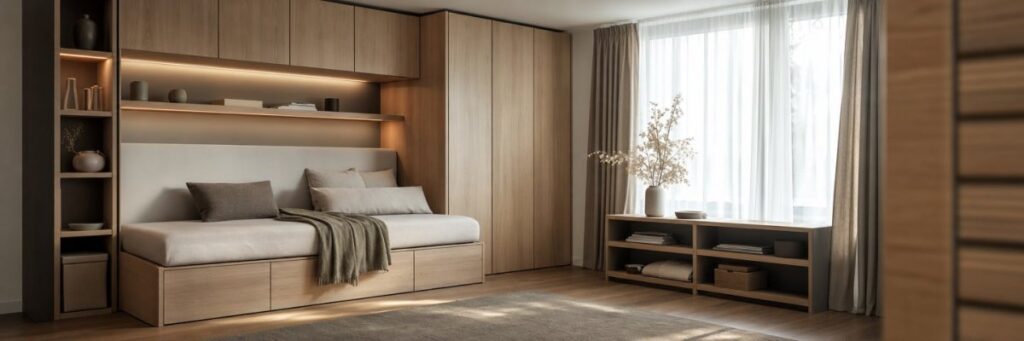 Maßmöbel für das Gästezimmer, das mehr können muss